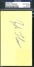 Bobby Thomson Signed Psa/dna Authenticated 1951 Gpc Autographpc