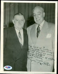Lou Little Autograph 8x10 Photo Signed Psa/dna